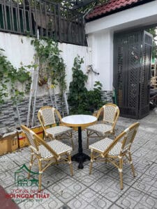 Bàn ghế cafe khung sắt đan sợi nhựa giả mây BGCF64 5 z6160153037164 cf9bbff6c974e733e0c40047cf0c14da