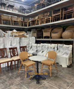 Bàn ghế cafe khung mây thật BGCFTT02 3 Bàn ghế cafe khung mây thật BGCFTT02 - Ảnh 2