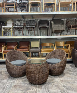 Bàn ghế cafe nhựa giả mây BGCFTT