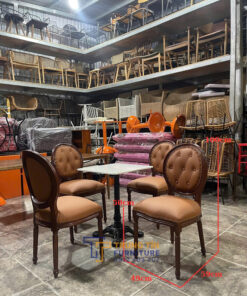 Bàn ghế cafe cổ điển BGCFTT