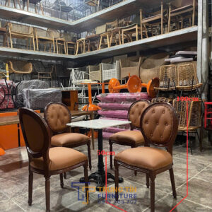 Bàn ghế cafe cổ điển BGCFTT