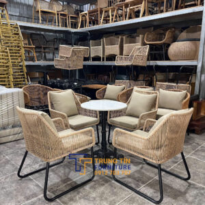 Ghế nhựa giả mây 003