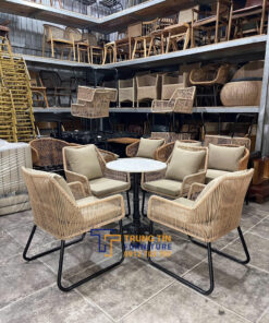 Ghế nhựa giả mây 003