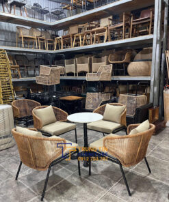 Ghế nhựa giả mây 004