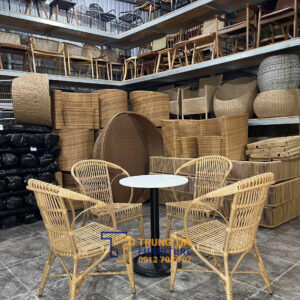 Ghế nhựa giả mây 002