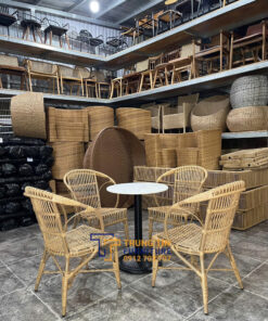 Ghế nhựa giả mây 002