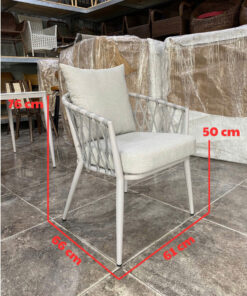 Bàn ghế nhựa giả mây 008