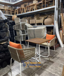 Bàn ghế nhựa giả mây 025 3 Bàn ghế nhựa giả mây 025 - Ảnh 2