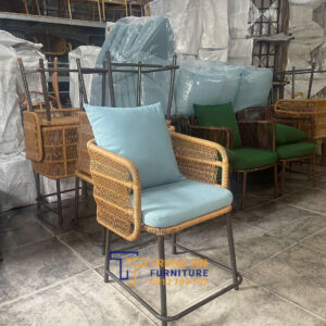 Ghế nhựa giả mây 027