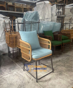 Ghế nhựa giả mây 027