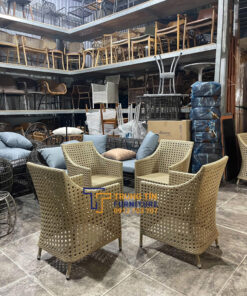 Ghế nhựa giả mây 028