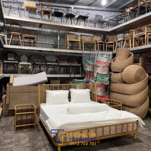 Giường ngủ giả mây 001