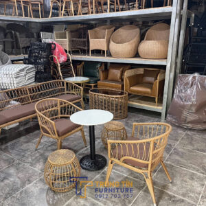Ghế nhựa giả mây 072