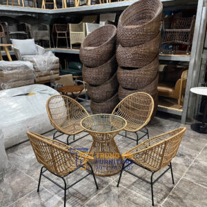 Ghế nhựa giả mây 073