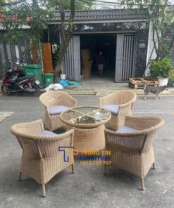 Bàn ghế nhựa giả mây 075 3 Bàn ghế nhựa giả mây 075 - Ảnh 2