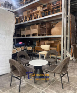 Bàn ghế nhựa giả mây 088 5 Bàn ghế nhựa giả mây 088 - Ảnh 2