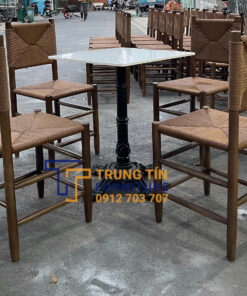 Ghế cafe đan dây 048 4 Ghế cafe đan dây 048 - Ảnh 2