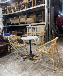 Ghế khung sắt đan sợi nhựa giả mây 093 4 Ghế khung sắt đan sợi nhựa giả mây 093 - Ảnh 2