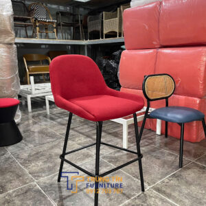 Ghế bar sắt nệm 016