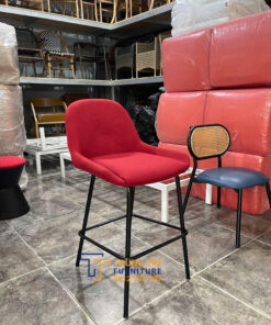 Ghế bar sắt nệm 016