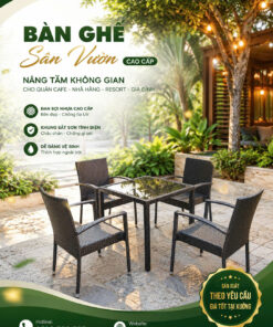 Bàn ghế cafe sân vườn 041