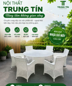 Bàn ghế cafe sân vườn 043